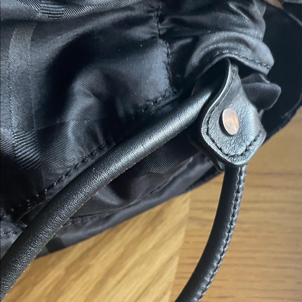 Burberry Black Tote with Check Pattern - Picture 6 of 11